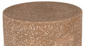 Skammel i brun terrazzo Ø37 x H40 cm